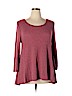 Sonoma Goods for Life Pink 3/4 Sleeve Top Size XL - photo 1