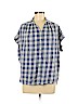 Madewell 100% Rayon Blue Short Sleeve Blouse Size M - photo 1