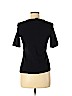 Karen Scott 100% Cotton Black Short Sleeve T-Shirt Size M (petite) - photo 2