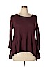Sonoma Goods for Life Burgundy 3/4 Sleeve Top Size XL - photo 1