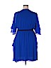 City Chic 100% Polyester Blue Casual Dress Size 16 Plus (S) - photo 2