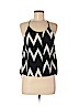 H&M 100% Polyester Black Sleeveless Blouse Size 6 - photo 1