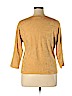 Chico's 100% Cotton Yellow Pullover Sweater Size XL (3) - photo 2