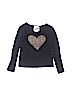 Random Hearts Black Long Sleeve T-Shirt Size 6X - photo 1