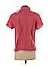 J.jill 100% Linen Red Short Sleeve Button-Down Shirt Size S (petite) - photo 2