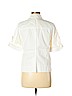 MICHAEL Michael Kors White 3/4 Sleeve Button-Down Shirt Size 6 - photo 2