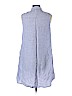 J. McLaughlin 100% Linen Blue Casual Dress Size L - photo 2