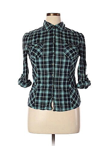 Mudd Long Sleeve Button-Down Shirt (view 1)