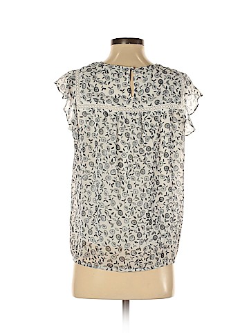 Aqua Short Sleeve Blouse (view 2)