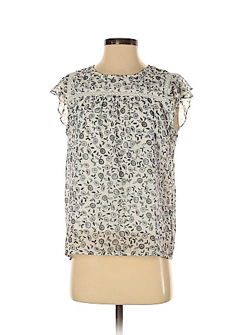 Aqua Short Sleeve Blouse (view 1)