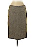Badgley Mischka Tan Wool Skirt Size 8 - photo 1