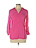 Splendid 100% Rayon Pink Long Sleeve Blouse Size L - photo 1