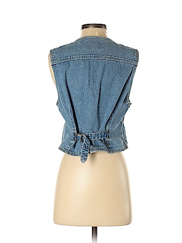 Liz Claiborne Denim Vest (view 2)