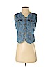 Liz Claiborne 100% Cotton Blue Denim Vest Size S (petite) - photo 1