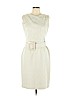 David Meister 100% Polyester Ivory Cocktail Dress Size 10 - photo 1