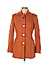 Etcetera Orange Wool Coat Size 6 - photo 1
