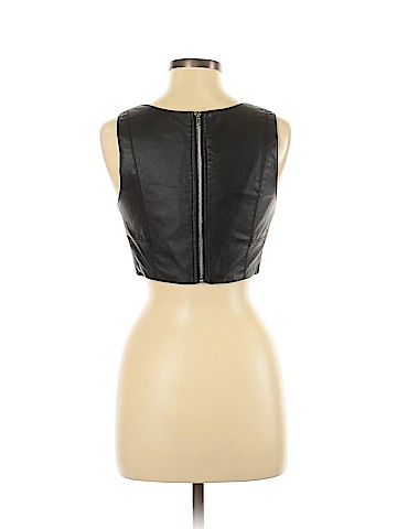 Forever 21 Faux Leather Top (view 2)