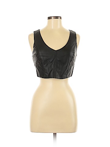 Forever 21 Faux Leather Top (view 1)