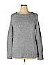 Ann Taylor 100% Cotton Gray Pullover Sweater Size XL - photo 1