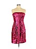 BCBGMAXAZRIA Pink Cocktail Dress Size 6 - photo 1