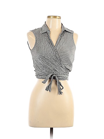 DKNY Sleeveless Silk Top (view 1)