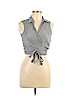 DKNY 100% Silk Black Sleeveless Silk Top Size 10 - photo 1