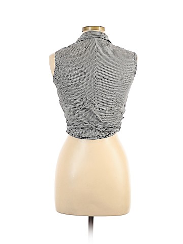 DKNY Sleeveless Silk Top (view 2)