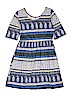 Old Navy 100% Cotton Print Blue Dress Size 8 - photo 2
