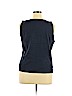 Cj Banks 100% Cotton Blue Sleeveless T-Shirt Size 1X - photo 2