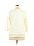Coldwater Creek Ivory 3/4 Sleeve Blouse Size XL - photo 2
