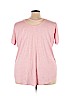 PIPHANY Pink Short Sleeve Top Size 3X - photo 2