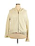 Roxy 100% Cotton Ivory Zip Up Hoodie Size XL - photo 1