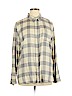 Lucky Brand 100% Rayon Gray Long Sleeve Blouse Size XL - photo 1