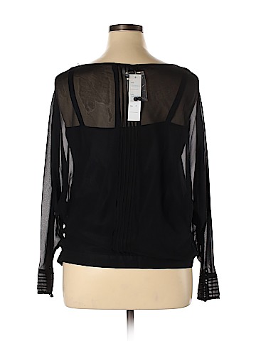 Spenser Jeremy Long Sleeve Silk Top (view 2)
