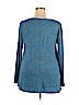 Jones New York Blue Long Sleeve Top Size XXL - photo 2