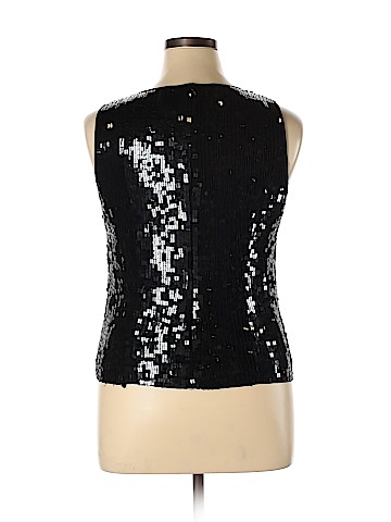 Alfani Sleeveless Silk Top (view 2)