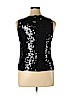 Alfani 100% Silk Black Sleeveless Silk Top Size XL - photo 2