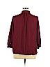 Worthington 100% Polyester Burgundy 3/4 Sleeve Blouse Size XL - photo 2