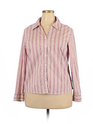 Attention Long Sleeve Button-Down Shirt (view 1)