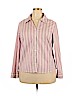 Attention Pink Long Sleeve Button-Down Shirt Size 20 - photo 1