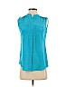 Banana Republic 100% Silk Blue Sleeveless Silk Top Size 0 (petite) - photo 1