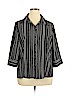 Apt. 9 Black 3/4 Sleeve Blouse Size 1X - photo 1