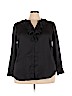 Avenue LA 100% Polyester Black Long Sleeve Blouse Size 22 - 24 Plus - photo 1