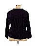 Joan Rivers 100% Polyester Purple Blazer Size 2X - photo 2