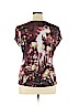 Worthington Burgundy Short Sleeve Top Size XL - photo 2