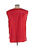 J.Crew 100% Polyester Red Short Sleeve Blouse Size XL - photo 2