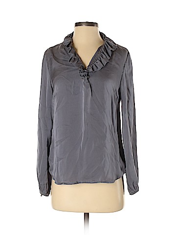 Elizabeth McKay Long Sleeve Silk Top (view 1)