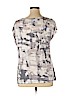 Simply Vera Vera Wang Tan Short Sleeve Top Size XL - photo 2