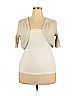 Croft & Barrow 100% Cotton Tan Shrug Size XXL - photo 1