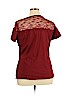 Simply Styled Burgundy Short Sleeve Top Size XL - photo 2